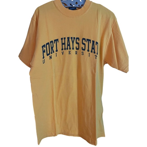 MV Sport Other - Fort Hays State University Tigers Yellow MV Sport T Shirt Men's Size Medium